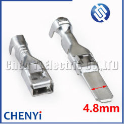 50 Pcs female or male 4.8mm series Brass tin plating crimping terminal Pins 8100-0466 8100-0447 8100-0448 For Toyota Honda plug