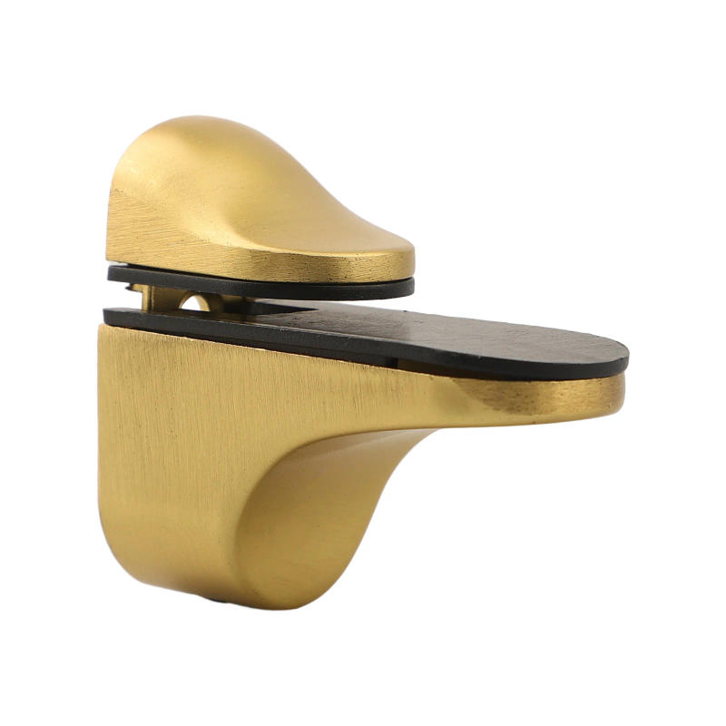 Description Picture 4 of itemFor Wooden Shelves Polished Chrome Bracket Glass Shelf Bracket Home Decor Reliable Support Versatile Use Easy Installation