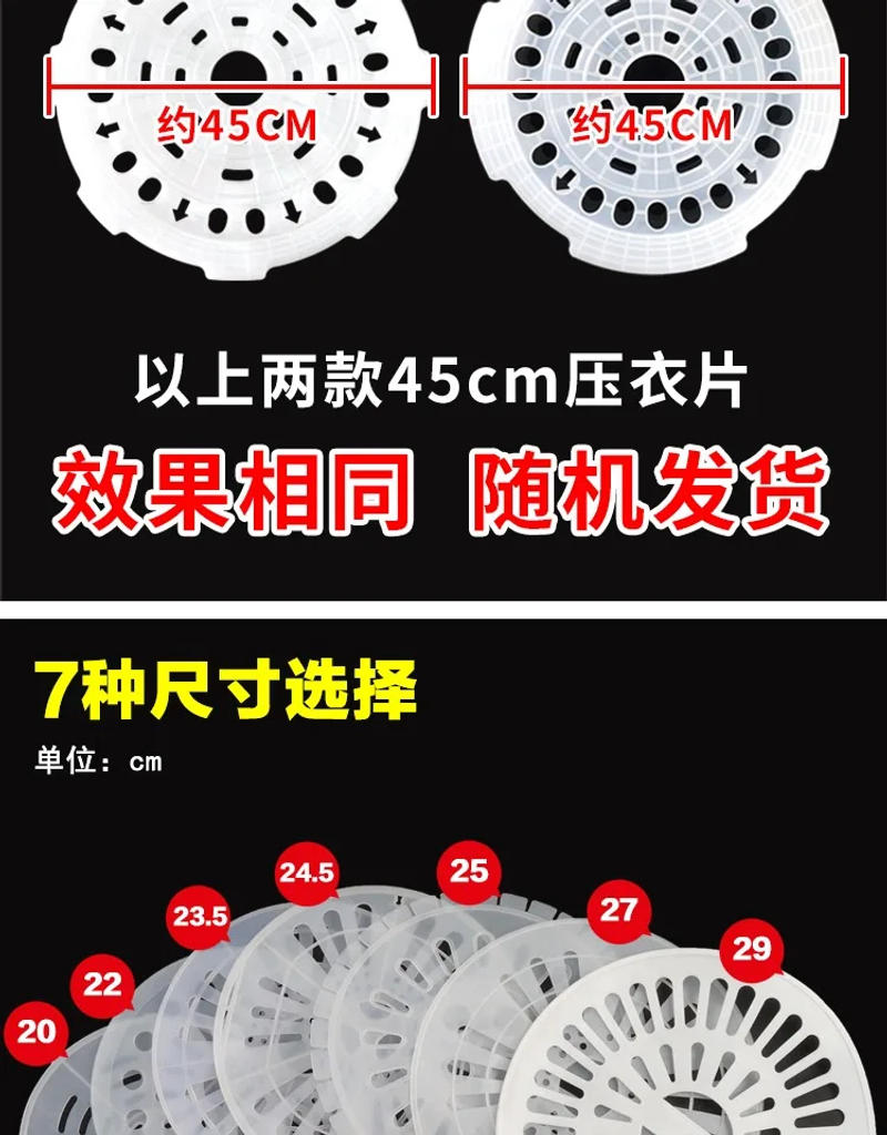 Description Picture 4 of itemUniversal washing machine accessories - Pressing plate cover, spin drying bucket, dehydrator cover plate