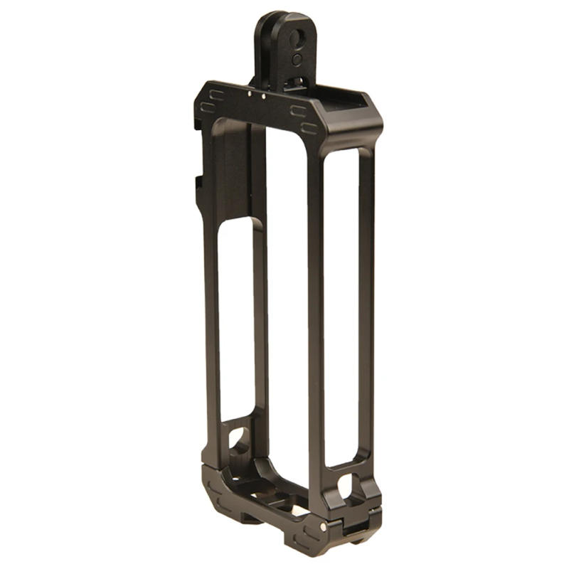 Description Picture 5 of itemFor Insta360 ONE X2 Camera Cage with Cold Shoe Magnetic Mount Metal Expansion Frame Case for Insta360 X3 Camera Accessories