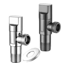 1Pcs Copper Triangle Inlet Valve Water Stop Valve Kitchen Bathroom Toilet Accessories G1/2