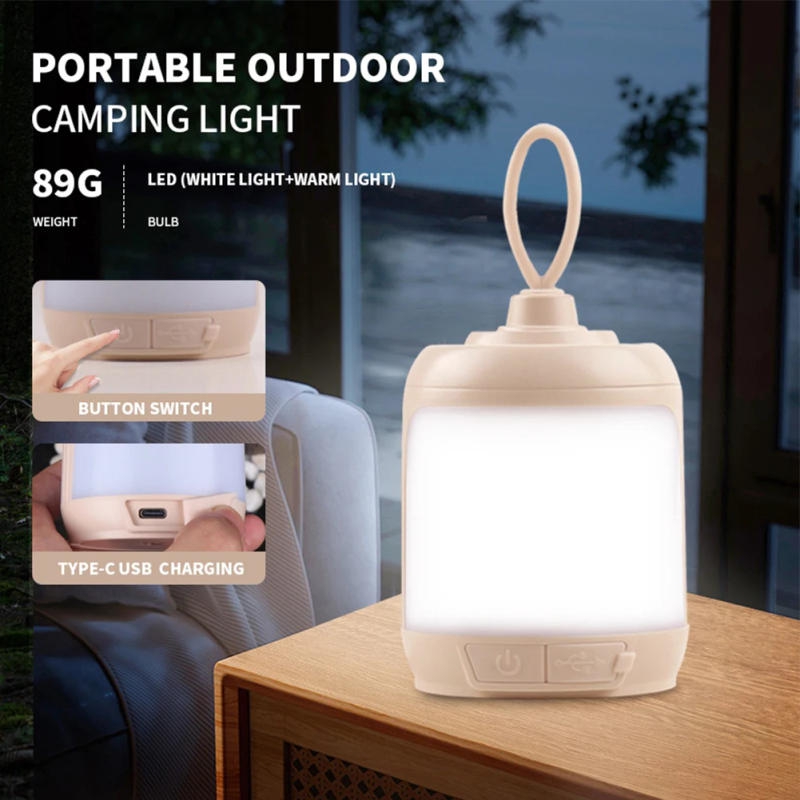 Description Picture 3 of itemOutdoor Rechargeable Camping Lantern 4 Modes Portable Waterproof Tent Light Tent Bulb Battery Powered Lamp For Hiking Climbing