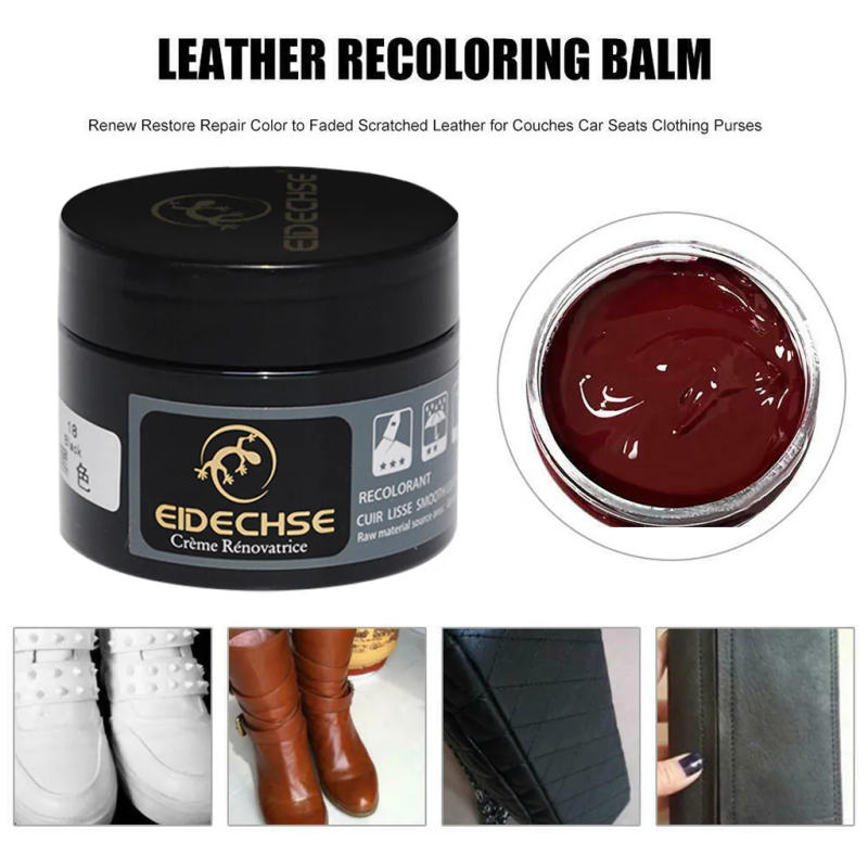 Description Picture 4 of item50ml Repair Leather Cream Color Repair Paste Filler Compound For Leather Restoration Cracks Burns Holes Black White Brown Repair