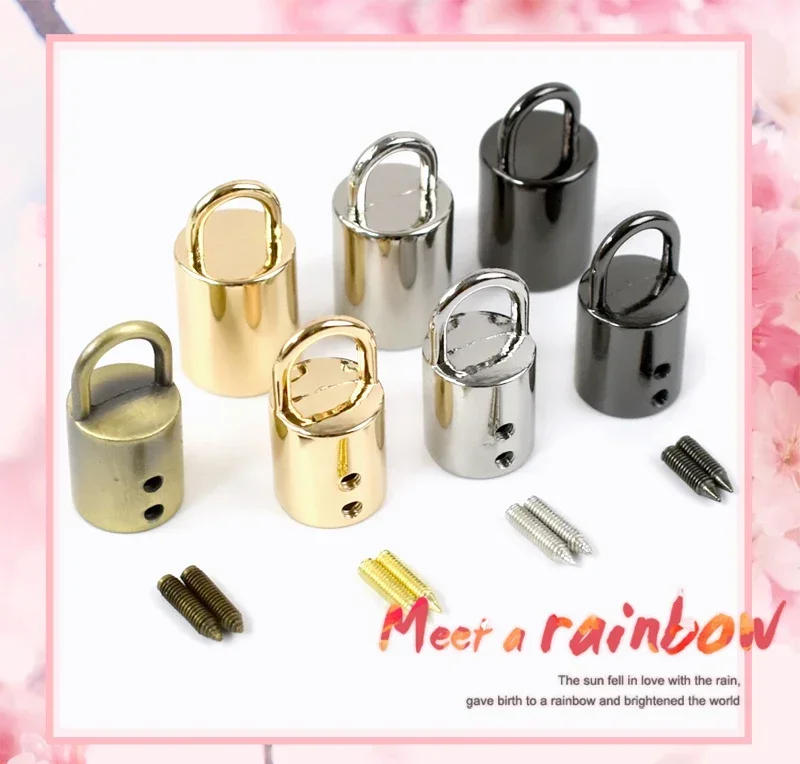 Description Picture 3 of item5-30Pcs 11mm/14mm Metal Cord Lock Buckles for Bag Handbag Strap Tassel Clasp Hook Hanger Rope Cord Stopper DIY Accessories