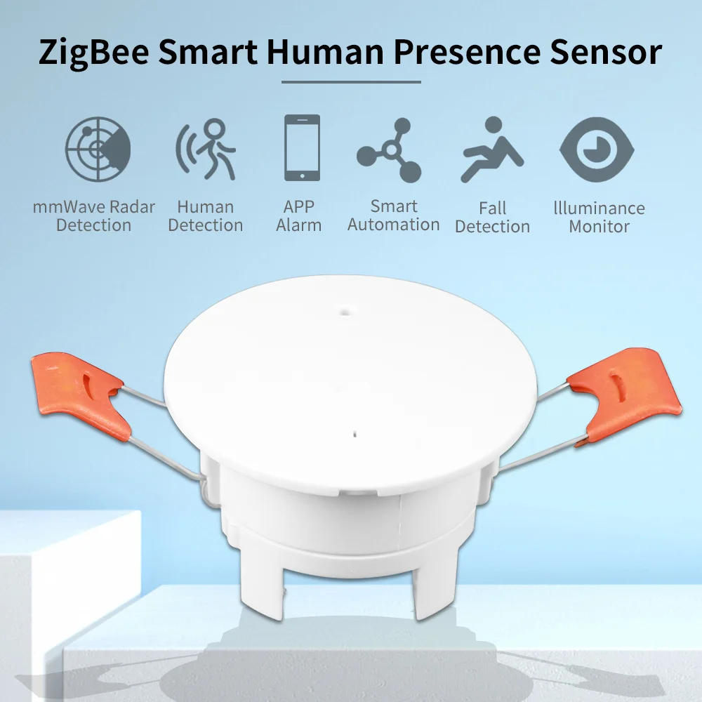 Description Picture 2 of itemSmart Life Tuya Zigbee Human Presence Detector 5.8G Smart Human Body PIR Sensor Radar Detector Microwave Motion Sensors 110/220V