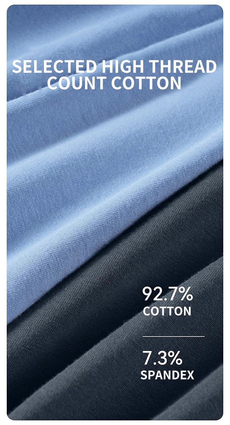 Description Picture 4 of itemMiiOW 4Pcs Cotton Men's Panties 5A Antibacterial Crotch Man Underwear Seamless Breathable Men Boxer Underpants Mens Boxer Briefs