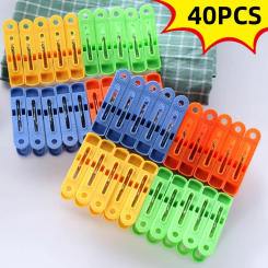 Plastic Household Wind Proof Clothes Socks Underwear Drying Rack Holder Clip Clothespins Laundry Hanging Pins Clips