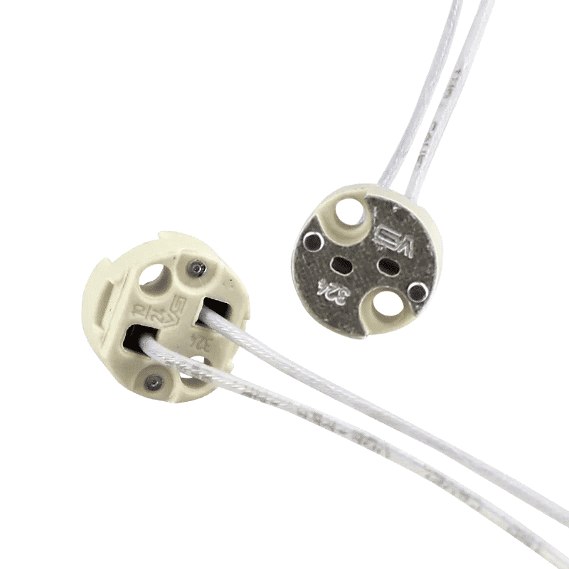 Description Picture 2 of itemPremium Quality Ceramic Lamp Bases for GU5.3 MR11 LED Spotlights and MR16 Halogen Bulbs