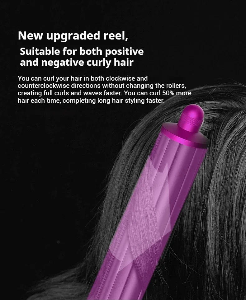 Description Picture 3 of itemHair Dryer Curling Attachment Upgraded Automatic Curling Nozzle For Dyson Supersonic HD16 Nural HD15 HD08 Hair Dryer Accessories
