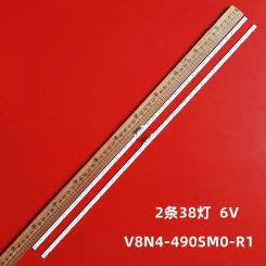 2pcs New TV's LED For UE49NU7500U UE49NU7655U UE49NU7670U UN49RU8000F Backlight Strips V8N4-490SM0-R1 LM41-00560A BN96-46045A