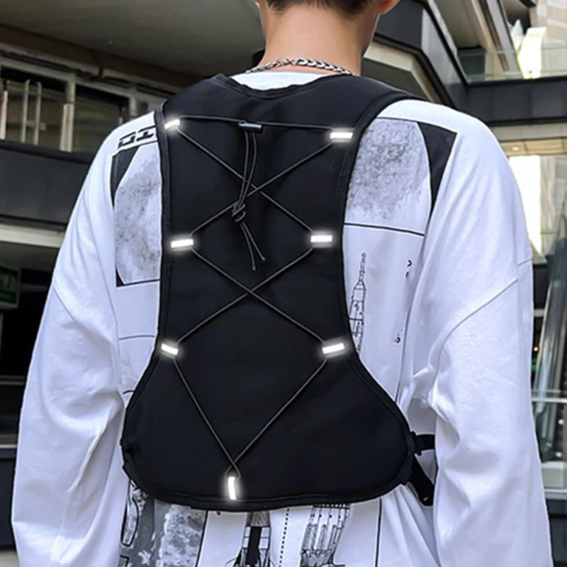 Description Picture 4 of itemFunctional Tactical Vest Reflective Storage Phone Bag Lightweight Fsahion Waistcoat with Pocket & Extra Storage Backpack Vest
