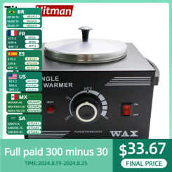 Electric Hot Wax Heater Paraffin Hot Facial Skin Spa Salon Equipment Adjustable Temperature Portable Home