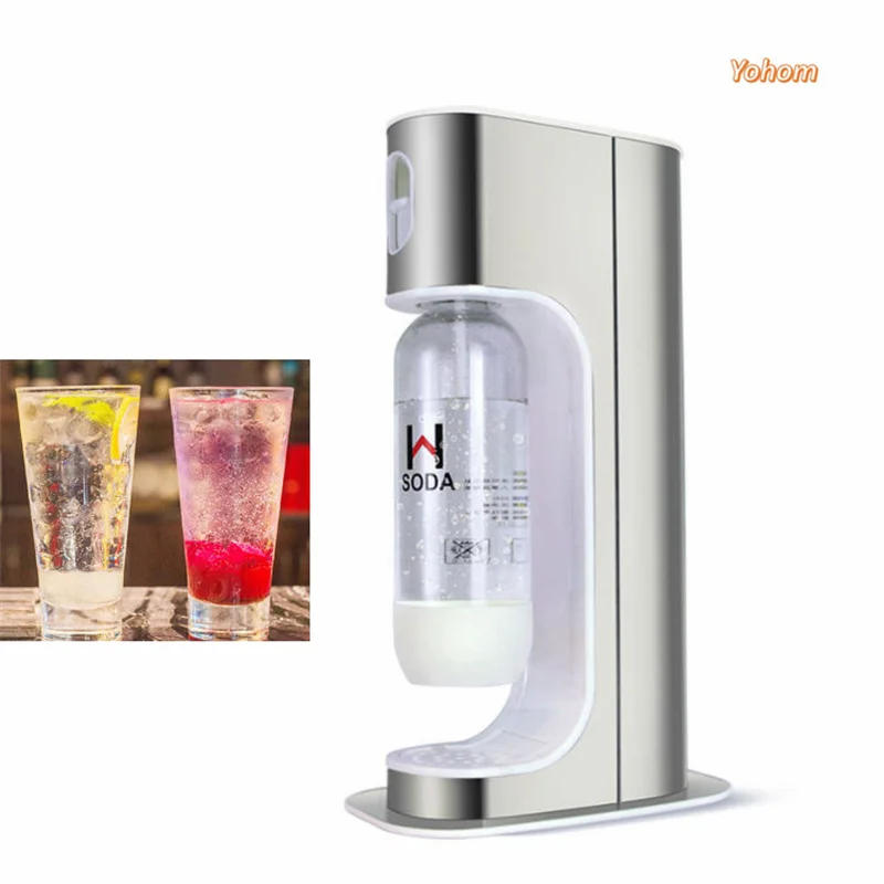 Description Picture 2 of itemStainless Steel Soda Water Making Machine Sparkling Water Portable Soda Stream Milk Tea Maker Mixing Bubble Tea Shaker