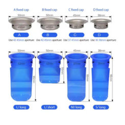 Silicone Anti-odor Stainless Steel Drain Cover Floor Drain Core Sink Filter Deodorant Kitchen Gadget Sewer Bathroom Accessories