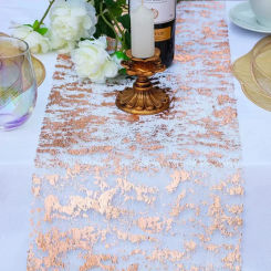 Table Runner Wedding Decoration Gold Table Runner Party Mesh Rose Silver Sequin Thin Roll Dining Tablecloth