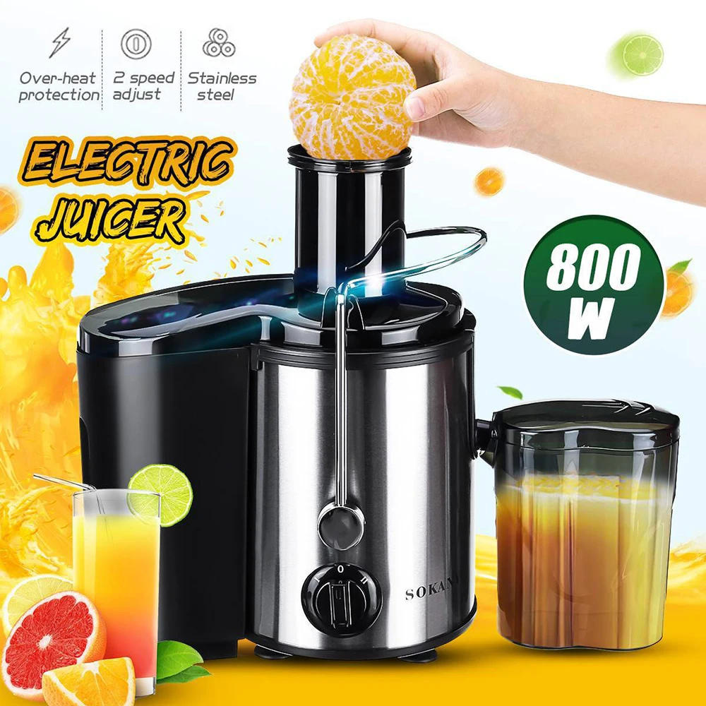 Description Picture 3 of item800W Electric Juicer, Healthy Food Machine for Whole Fruits and Vegetables with 2 Speeds for Easy Cleaning