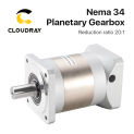 Cloudray Nema34 Ratio 20:1 Planetary Gearbox Motor Speed Reducer with 14mm Input for Nema34 Stepper Motor