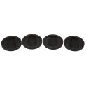 Furniture Castor Cups 4 PCS, Rubber Feet Pads Non Slip Furniture Coasters For Chair Leg Floor Protectors Bed Sofa Wheel