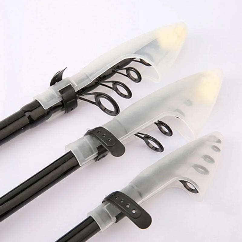 Description Picture 3 of itemPlastic Telescopic Fishing Rod Tip Cover Fishing Pole Top Protector Fishing Rod Guides Protection Sea Pole Hat Tackle