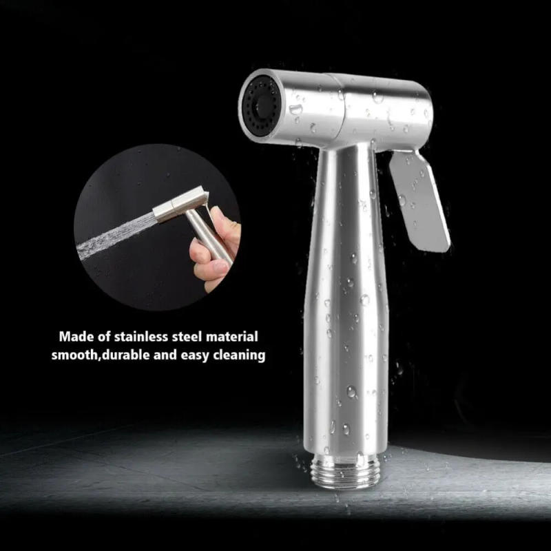 Description Picture 6 of itemWomen's Washing Machine 304 Stainless Steel High Pressure Spray Pressurized Silver Booster Faucet Toilet Spray