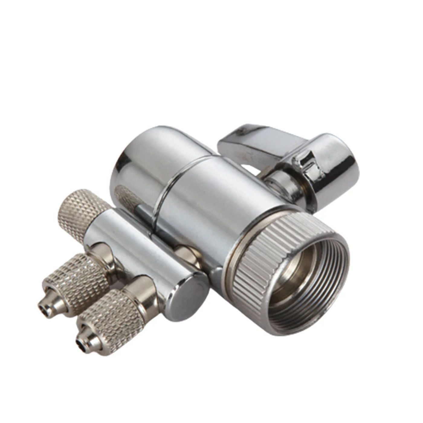 Description Picture 4 of itemReplacement Diverter Valve Accessory 1/4 Inch Tubing Faucet Adapter For Water Filters Metal Purifiers Two Way Home
