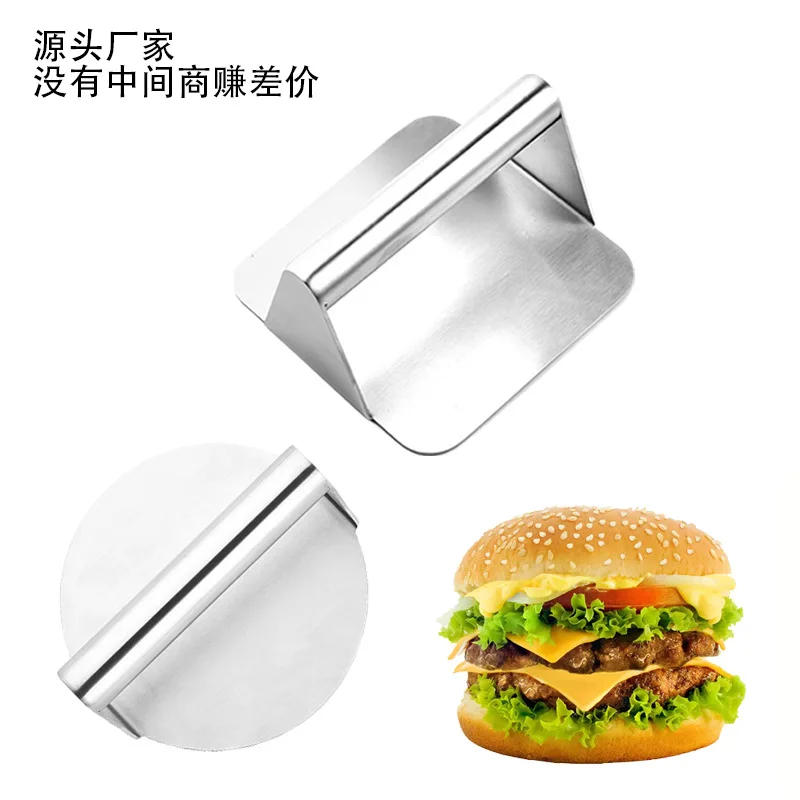Description Picture 2 of itemHamburger Press 304 Stainless Steel Non-Stick Meat Beef Grill Burger Press Patty Maker Hamburger Maker Kitchen Supplies