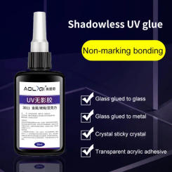 Kafuter K10 50ML UV Shadowless Glue Clear Transparent Adhesive For Glass Crystal Acrylic Stickup Gluing
