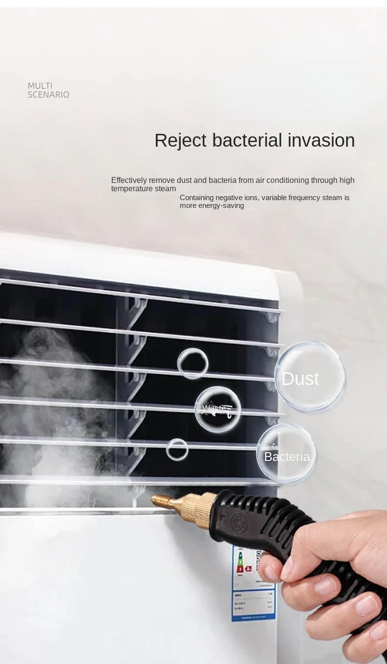 Description Picture 5 of itemHousehold Handheld Electric Steam Cleaner For Cleaning Kitchen Hood Air Conditioners 110V 220V