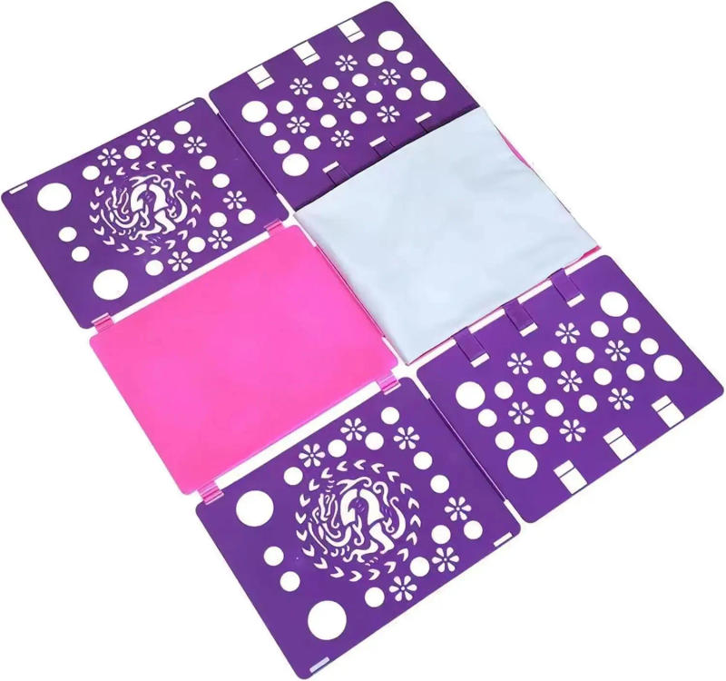Description Picture 3 of itemT-Shirt Folding Board Durable Flip Fold Clothes Folder Save Time Easy to Fast Plastic Clothes Folding Boards for Adults