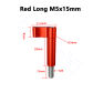 Red Long M5x15mm