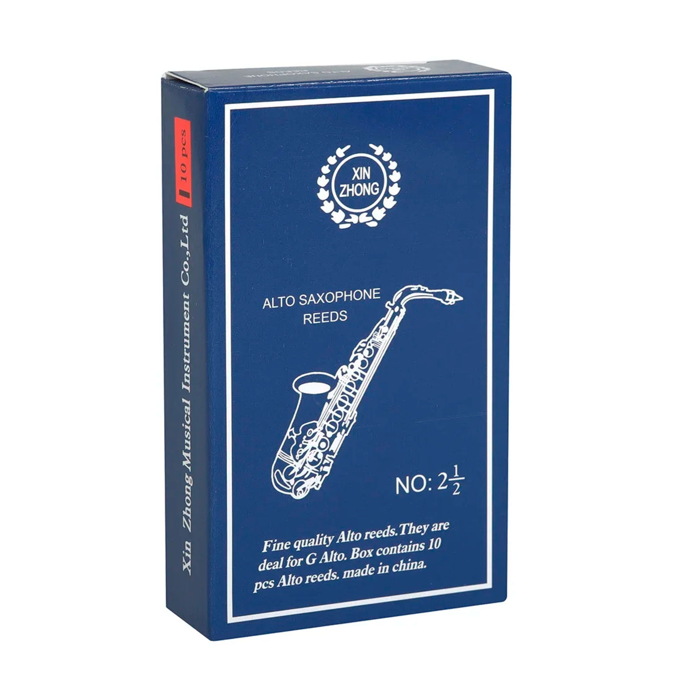 Description Picture 4 of item10 Pcs/Set 2.5 Soprano/Alto/Tenor/Clarinet B Flat Saxophone Reeds Clarinet Reed Woodwind Musical Instruments Accessories &Parts