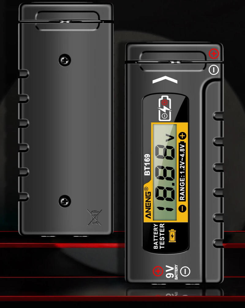 Description Picture 4 of itemANENG BT169 Digital Battery Testers Detector Multifunctional Quickly Measure Battery  AA/AAA/C/D/9V/1.5V Button Cell Measurement