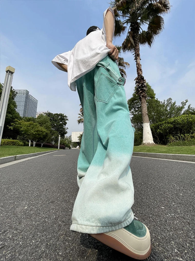 Description Picture 6 of itemJeans Men Spring Fashion European Style Hole Youthful Design Personality All-match Solid Chic Couple High Street New Charming