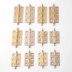Window Accessories Door Hinges 3.5inch Multilayer Plating Cross Hinge Brass Mute Furniture Hardware Cabinet Cupboard Window Door