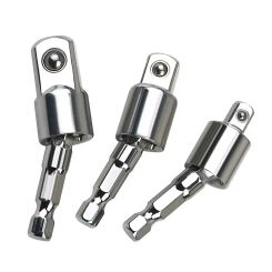 Electric drill wind batch adapter 360 degree rotating universal joint socket adapter electric drill turn wind batch adapter