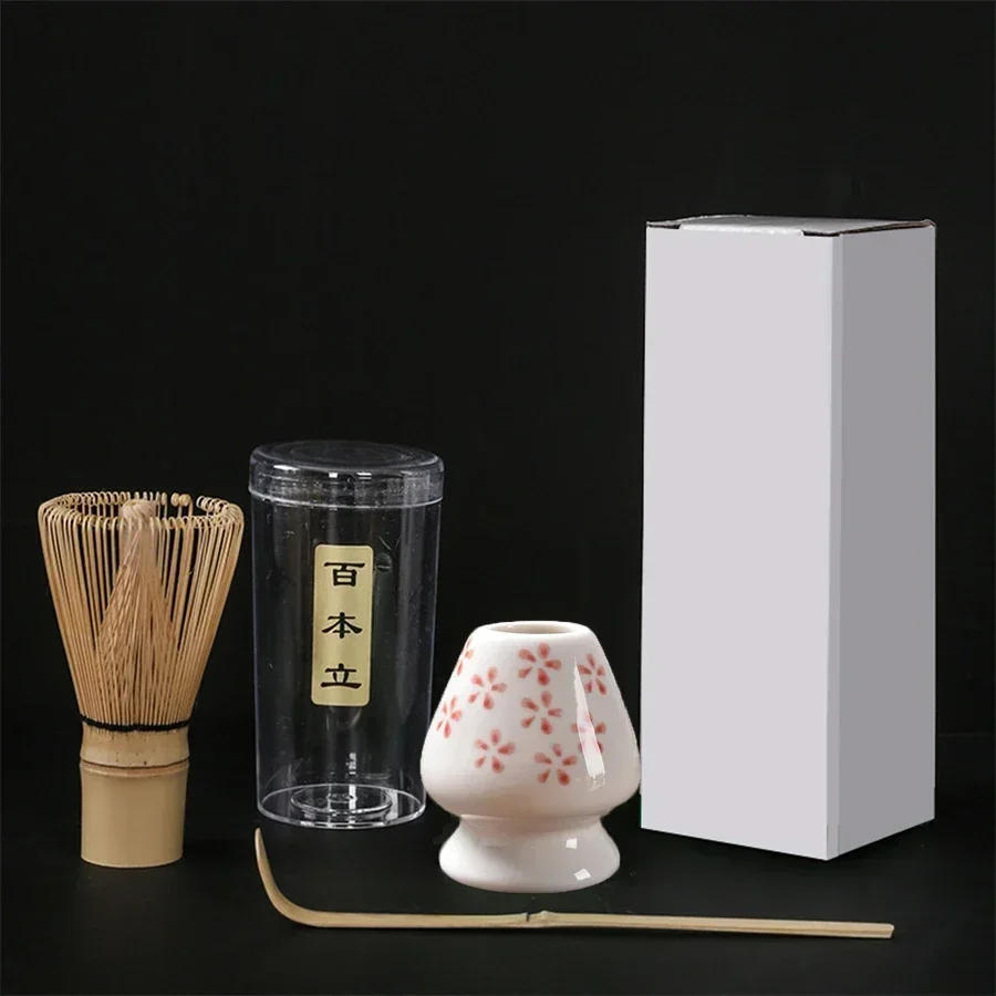 Description Picture 2 of item3pcs/set Tea Brush Matcha Stirring Brush  Stand Japanese Ordering Tools 3pcs Tea Spoon Tea Brush Holder