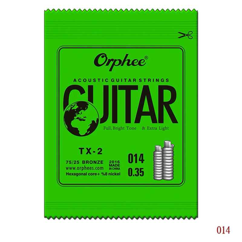 Description Picture 4 of itemOrphee Acoustic Guitar Strings Replace Single String EBGDA Gauge 010 014 023 030 039 047 Musical Instruments Guitar Parts