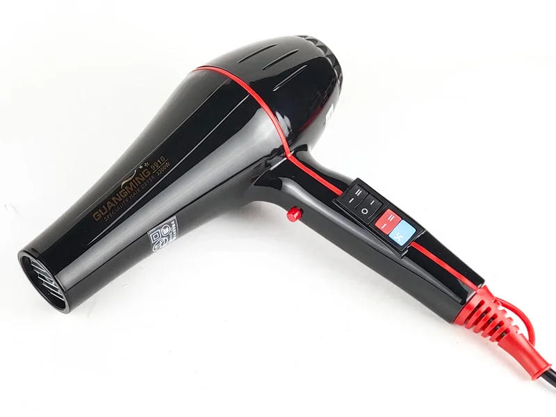 Description Picture 2 of itemFor hairdresser and hair salon 3 meter long wire EU Plug Real 2200w power professional blower dryer salon Hair Dryer hairdryer