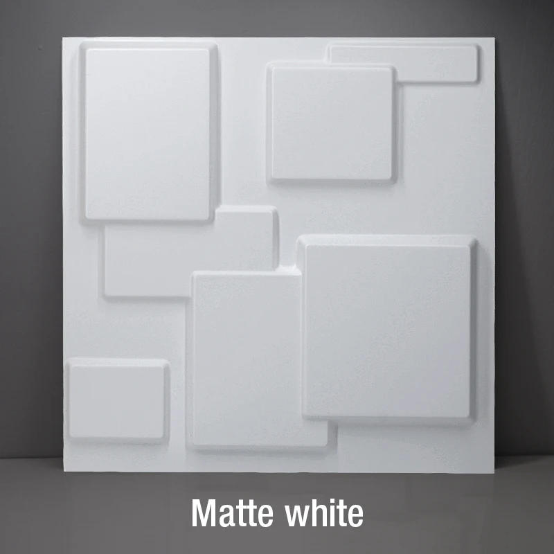 Description Picture 6 of item30x30cm 3D Wall Panel Geometric solid 3d Stone brick Living Room TV Background Decal Tile Mold 3D wall sticker bathroom kitchen