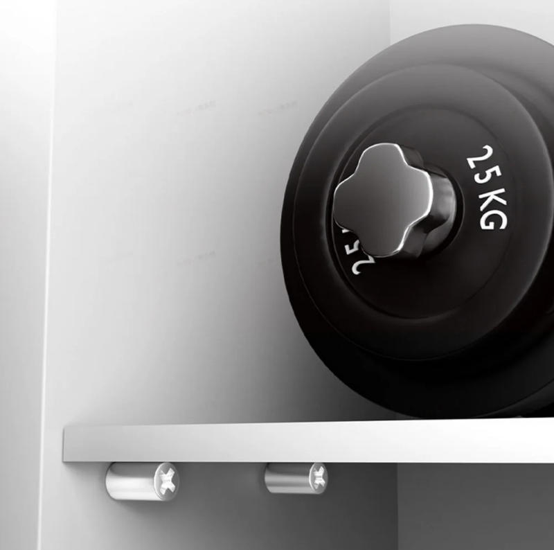 Description Picture 4 of item20pcs Self-tapping Screw With Rubber Sleeve Cabinet Bracket Glass Laminate Support Nonslip Partition Nail For Wooden Cabinets