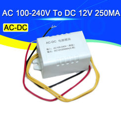 1/5/10Pcs AC-DC Power Supply Module Adapter 12V 250MA Switch Switching Thermostat AC 110-220V Output DC 12V 3W Converter XH-M302
