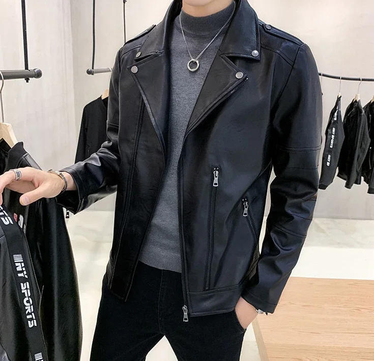 Description Picture 3 of itemOversize Men's Suit Jackets Party Coat Leather Plus Big Size Male Blazer Casual Fashionable Summer Menswear Simple Breasted 2024