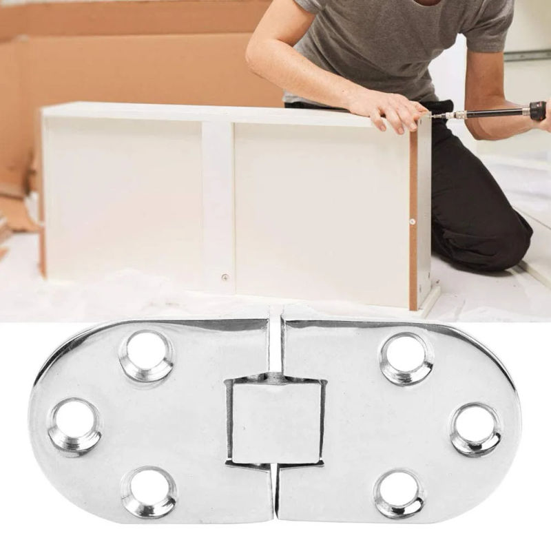 Description Picture 6 of itemFor Table Door Hinge Furniture Furniture Part Hinges 1 Set 2x Cabinet Hinge DIY Door Folding Hinge For Flip Top