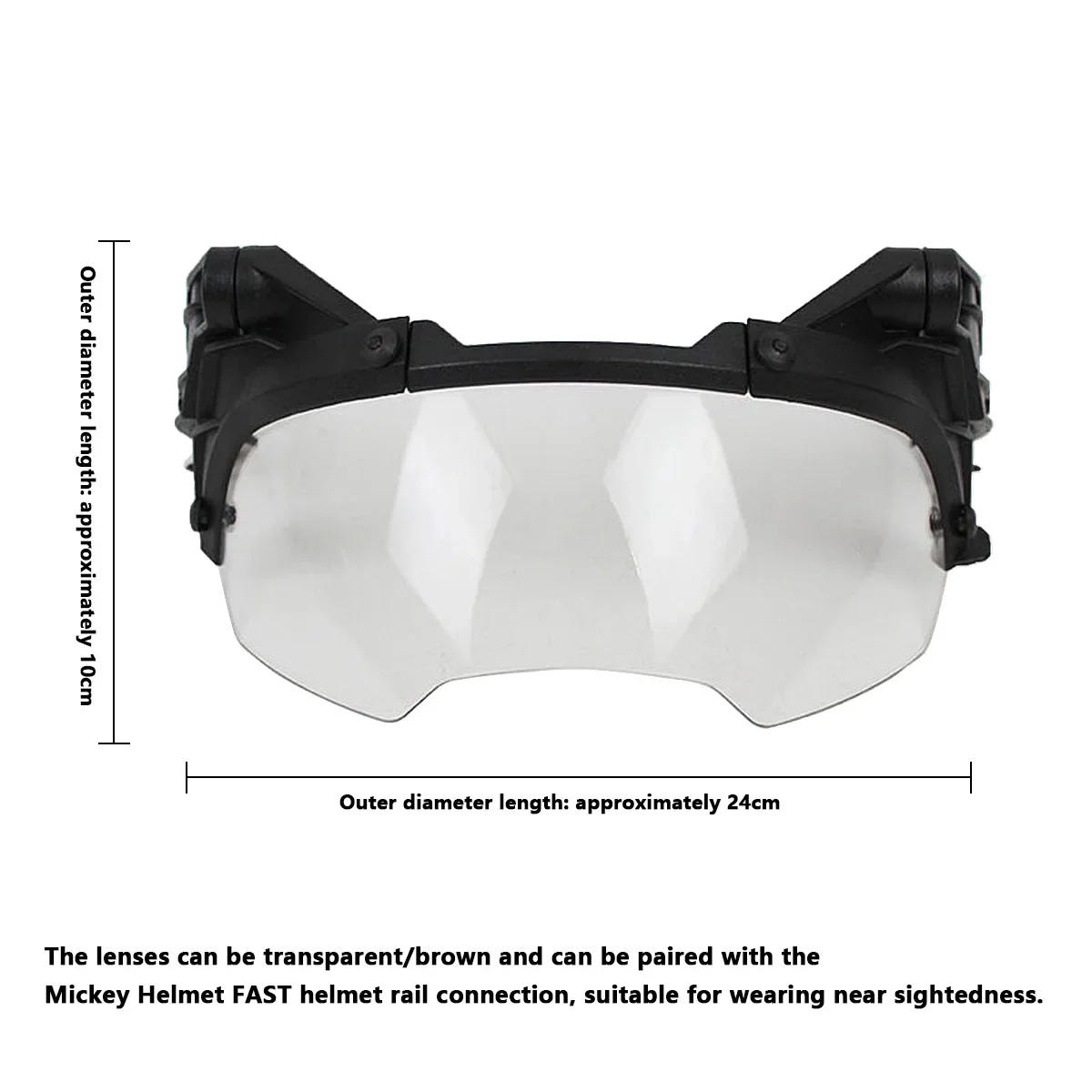 Description Picture 6 of itemTactical FAST Helmet Flip Goggles With Half Face Mask Outdoor Hunting Airsoft Paintball Mask Helmet Accessories Protect Gear