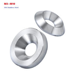 M3 M4 M5 M6 M8 M10 Concave And Convex Tapered Washers 304 Stainless Steel Conical Washer Solid Countersunk Head Flat Gasket