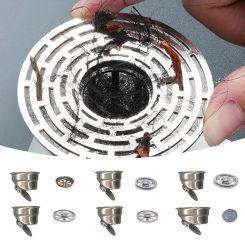 Hardware Accessories Stainless Steel Floor Drains Hair Catcher Trap Shower Anti-odor Drainer Universal Sink Water Filter