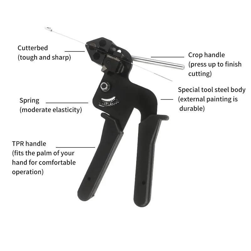 Description Picture 5 of item100 Pcs Stainless Steel Cable Ties Reusable Self-sealing Fastening Ring Cable Tie Multi-Purpose Metal Hardware Cable Organizer