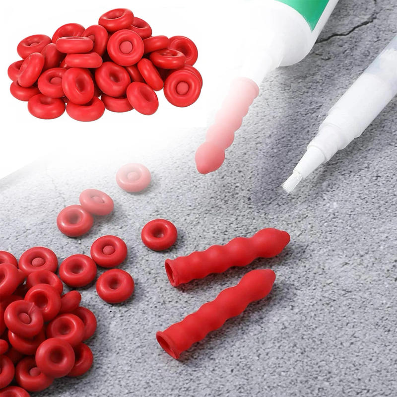 Description Picture 5 of itemProtective Sleeve Caulking Cover Toolbox Workbench 20 * 7x7x4cm Cap Caulking Tube Open Saver Saving Cap Sealer