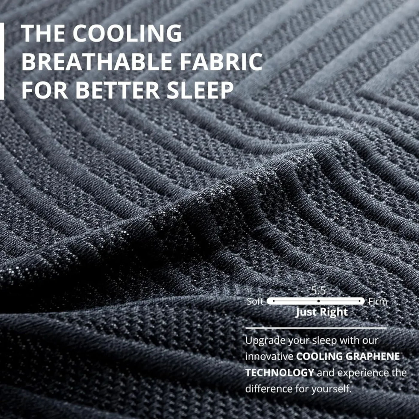 Description Picture 4 of item14 Inch King Size Memory Foam Mattress for Back Pain, Cooling Gel Mattress Bed in a Box, Made in USA