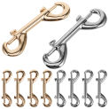 10 Pcs Trigger Snap Keychain Double-ended Hook Dog Leash Pet Hooks Buckle Sided Clips